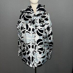 NIKITA Native Alaskan Inspired Design Women's Snowboard Jacket - Anime Shapes -S